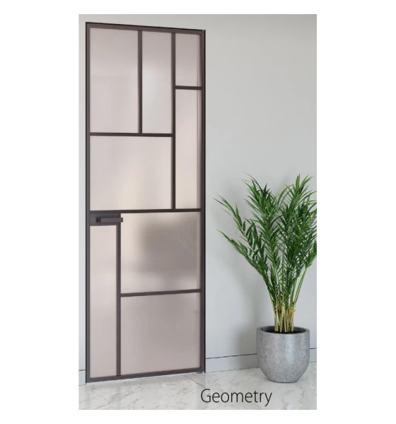 Двери межкомнатные дверь скрытого монтажа AluDoors Geometry