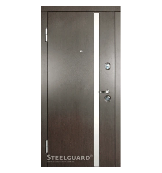 Входные двери Steelguard Maxima AV-1 (Венге темный/белый шелк)