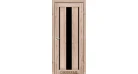 Міжкімнатні двері Korfad Venecia Deluxe VND - 04 (чорне скло) Фото №6