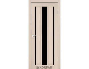 Межкомнатная дверь Korfad Venecia Deluxe VND - 04 (черное стекло)