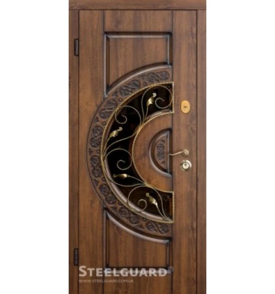 Входные двери Steelguard Resiste Optima Glass (Патина)