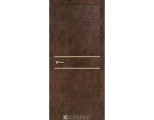 Межкомнатная дверь Korfad Aluminium Loft Plato ALP-03 (бронзовый алюминий)
