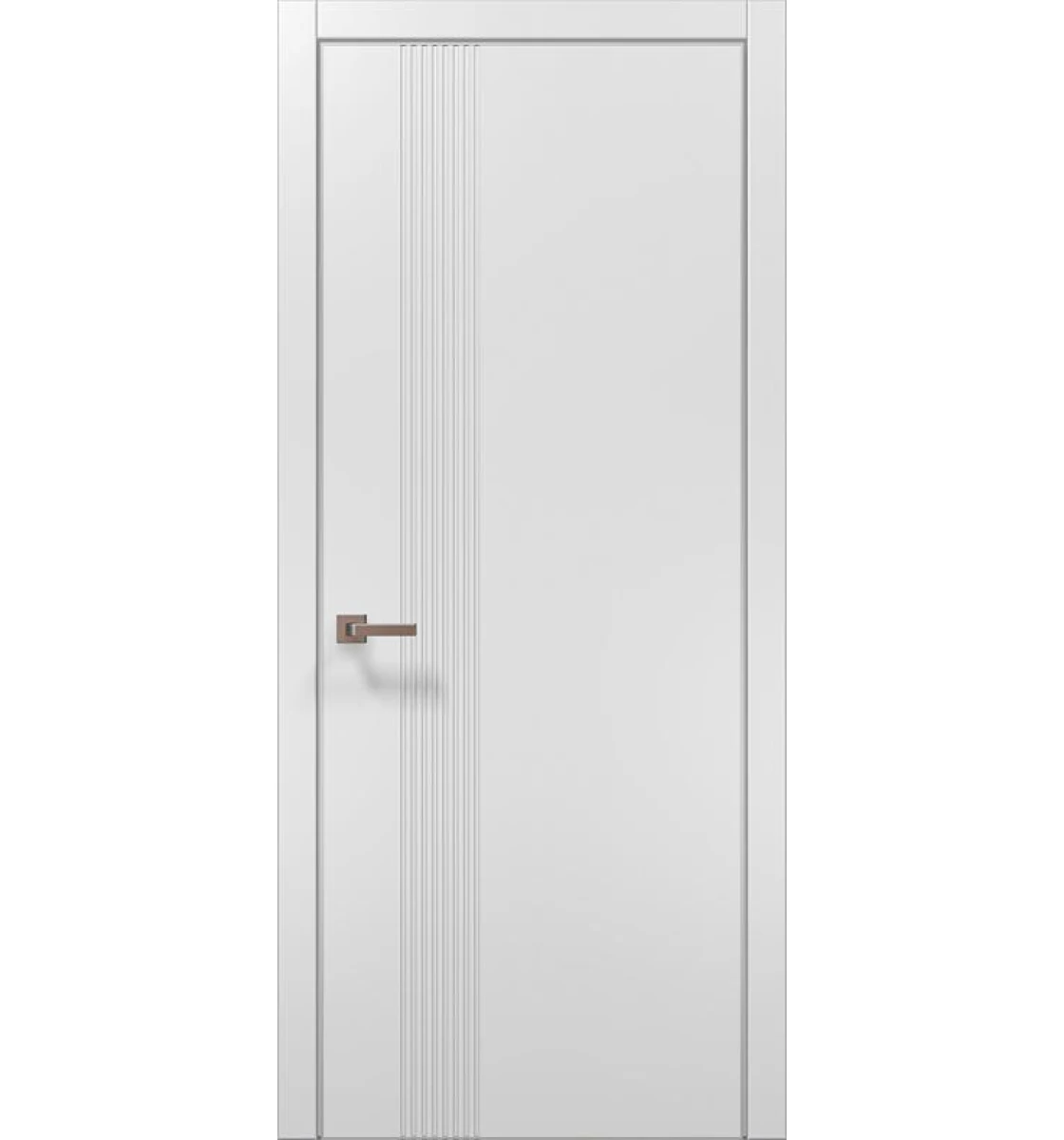 Міжкімнатні двері Папа Карло Style ST-34C(кромка алюміній срібло)