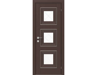 Межкомнатная дверь Rodos Versal Irida basic (три стекла c гравировкой)