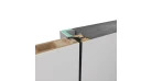 Межкомнатная дверь Danapris Doors Alum Wood Universal грунтованные с черным обкладом Фото №3