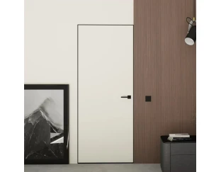 Межкомнатная дверь Danapris Doors Alum Wood Universal грунтованные с черным обкладом