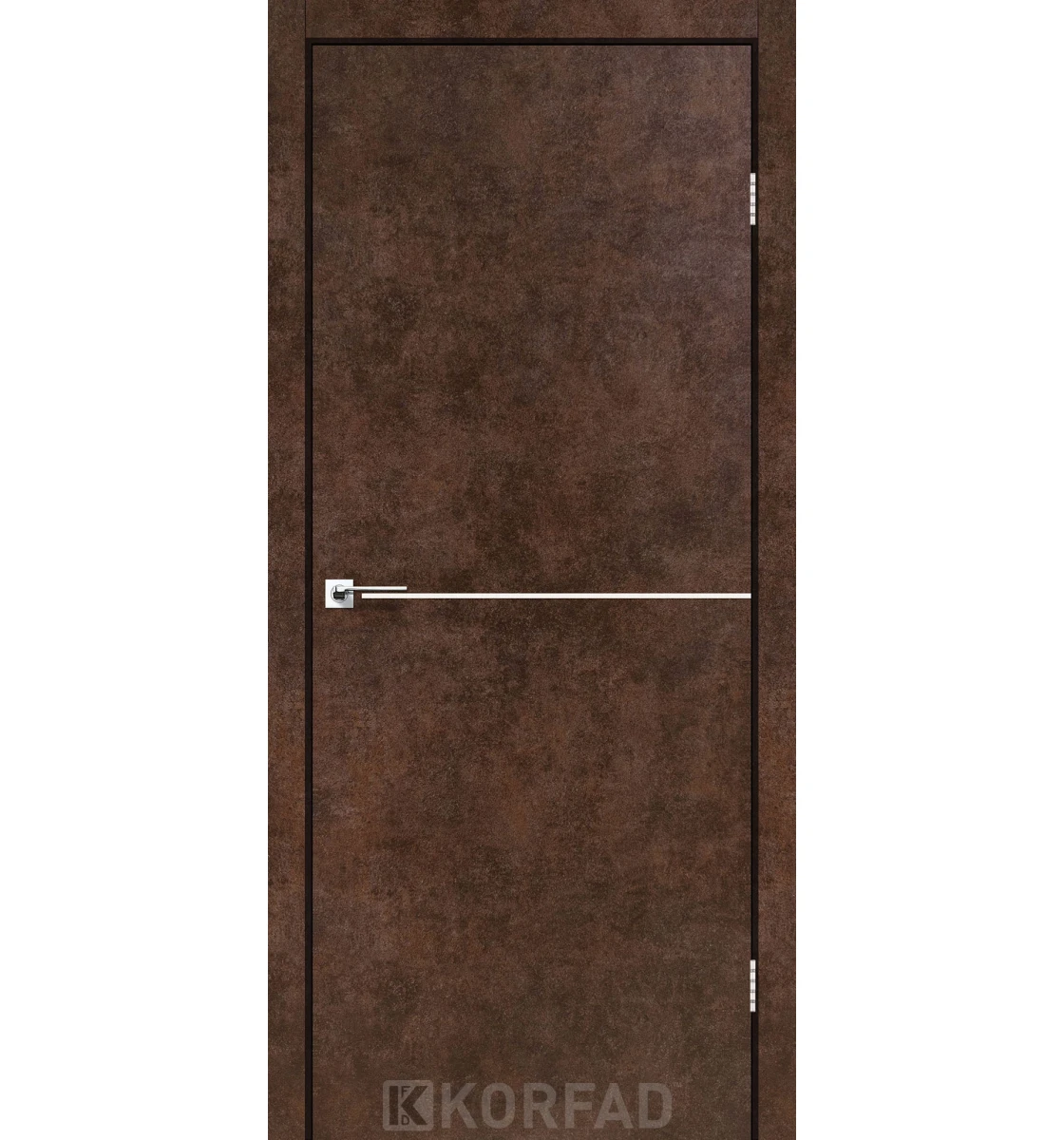 Двері міжкімнатні Korfad Deco Loft Plato DLP-01 (алюміній)