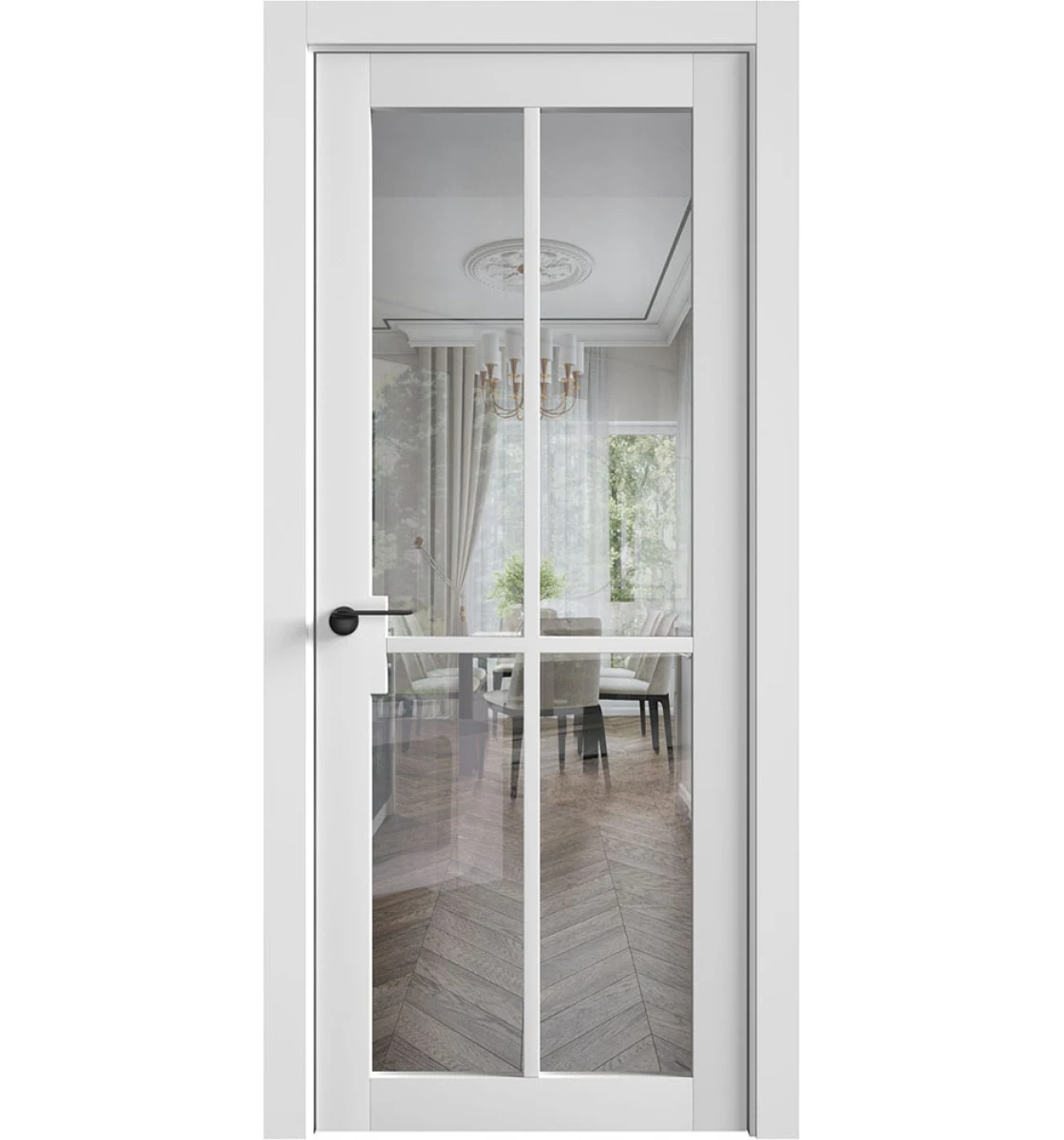 Міжкімнатні двері SecretDoors New Classic Fine Clear 01