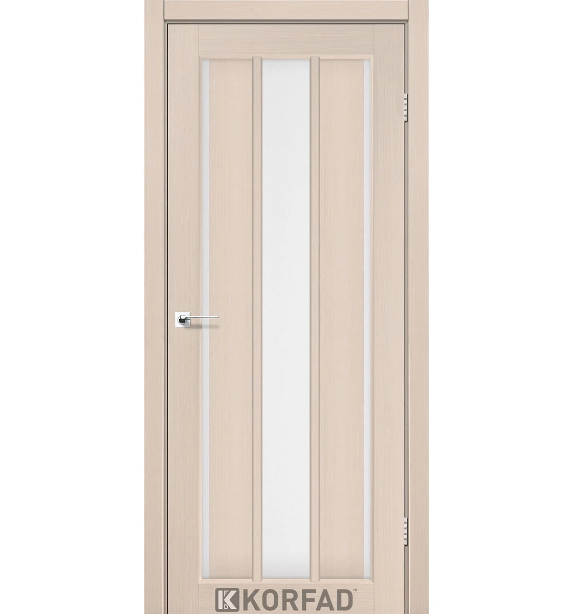 Двері міжкімнатні Korfad Venecia Deluxe VND - 04 (сатин білий)