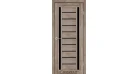 Двері міжкімнатні Korfad Valentino Deluxe VLD - 03 (чорне скло) Фото №4