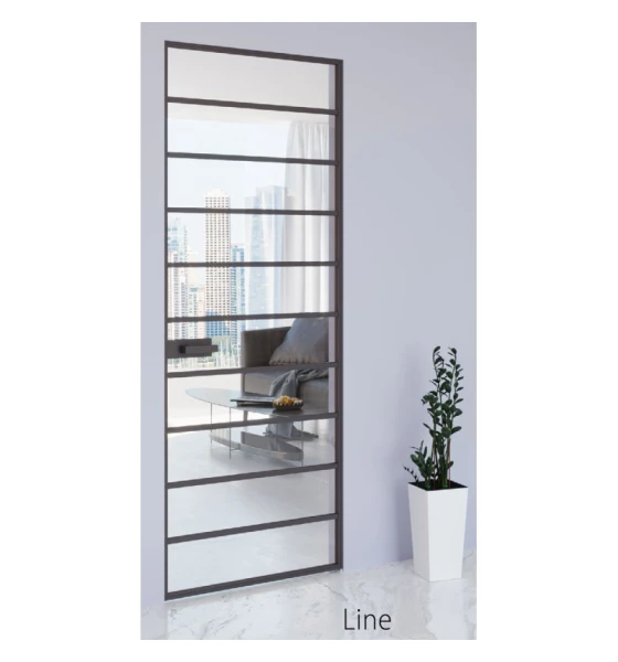Двері міжкімнатні двері прих. монтажу AluDoors Line