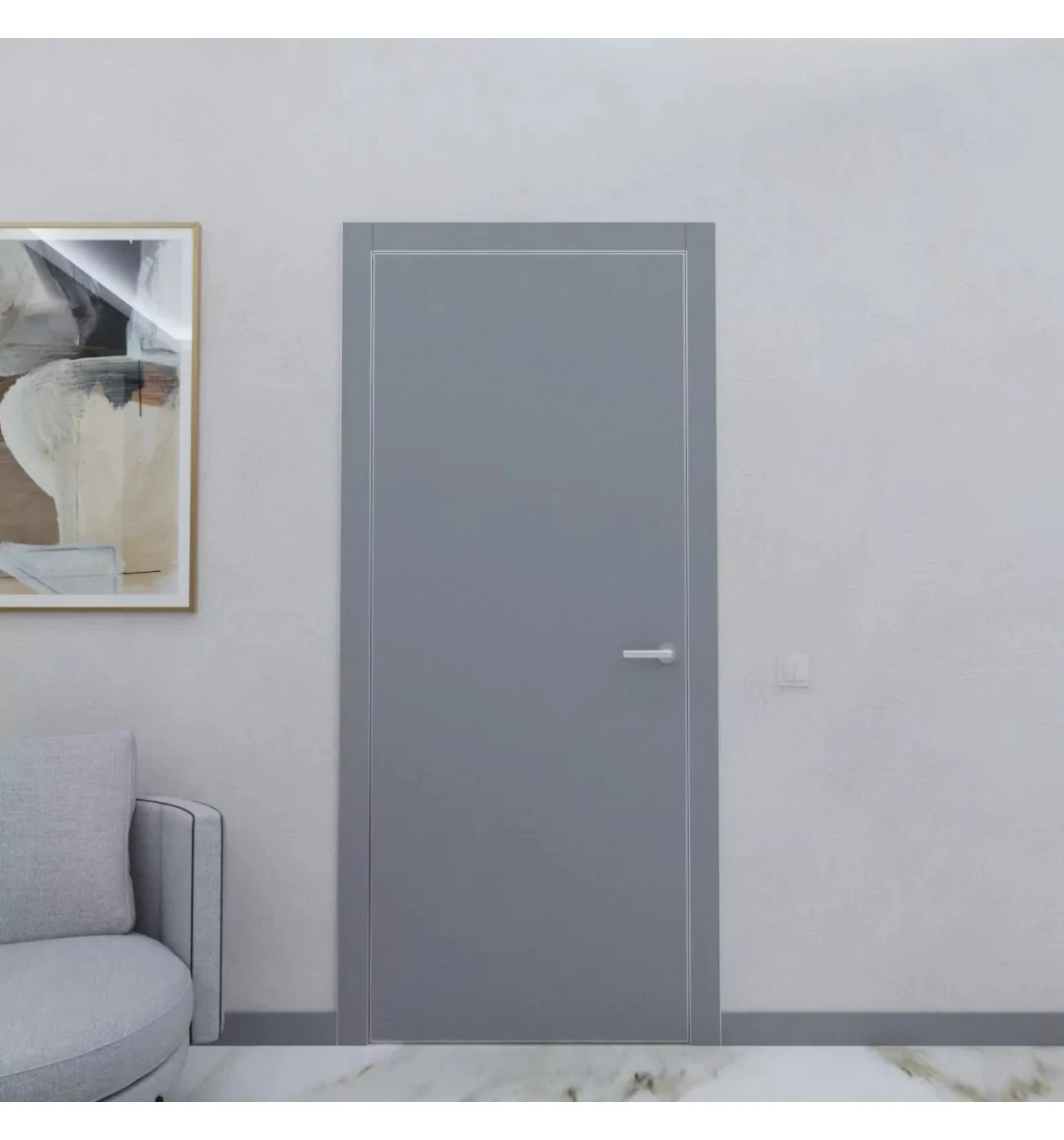 Межкомнатная дверь Danapris Doors Alum Line 43 крашеные