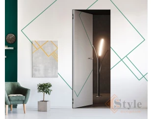 Межкомнатная дверь SecretDoors SD Light грунтованные с алюм. каркасом 45мм inside (с)