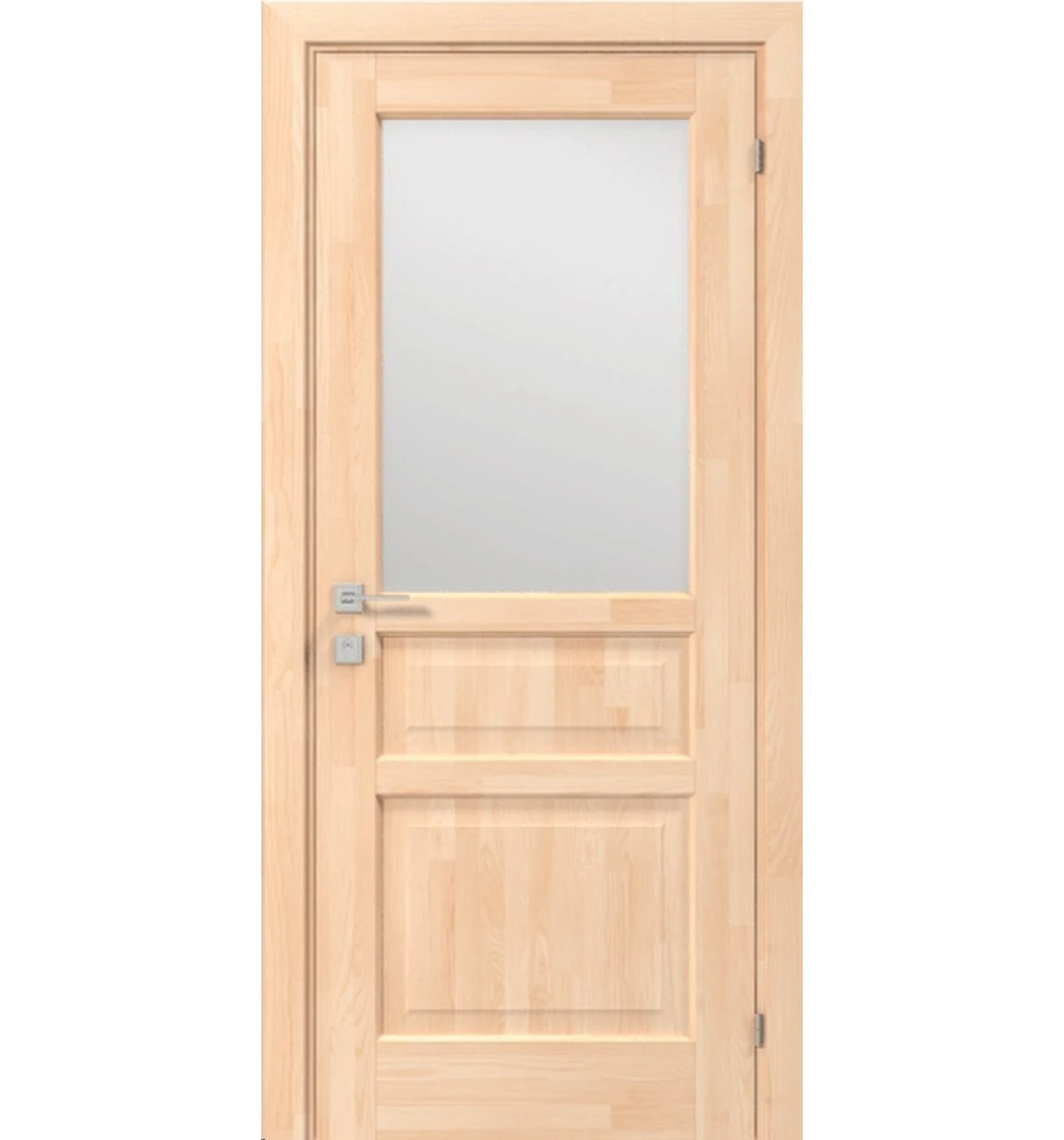 Межкомнатная дверь Rodos Woodmix Praktic сосна натуральная (полустекло)