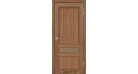 Межкомнатная дверь Korfad Classico CL-07 (глухие + маленькое стекло сатин бронза + рисунок М1/М2) со штапиком Фото №5