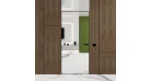 Межкомнатная дверь Danapris Doors Alum Unique 43/51 зеркало (обклад другой Ral) Фото №1