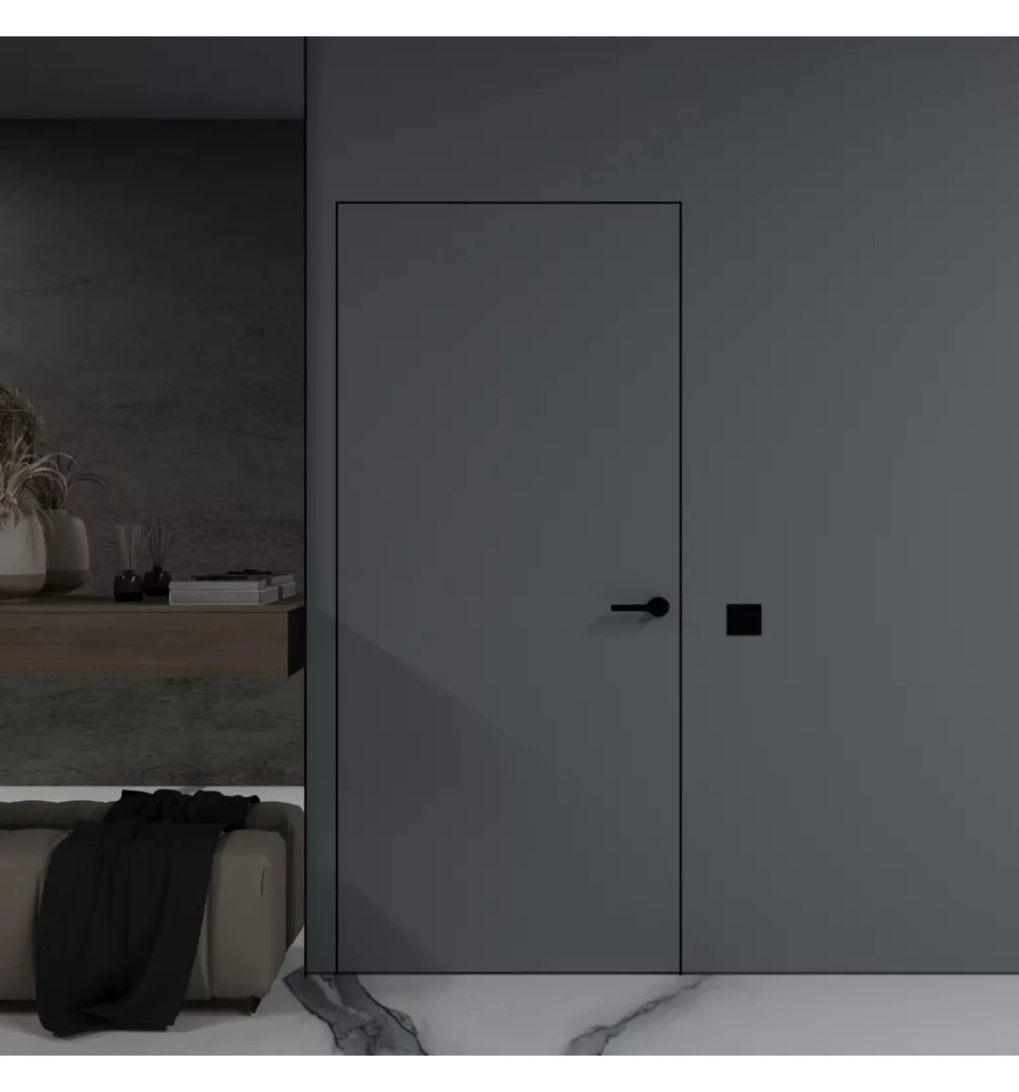Межкомнатная дверь Danapris Doors Alum Unique 51 крашеные (обклад другой Ral)