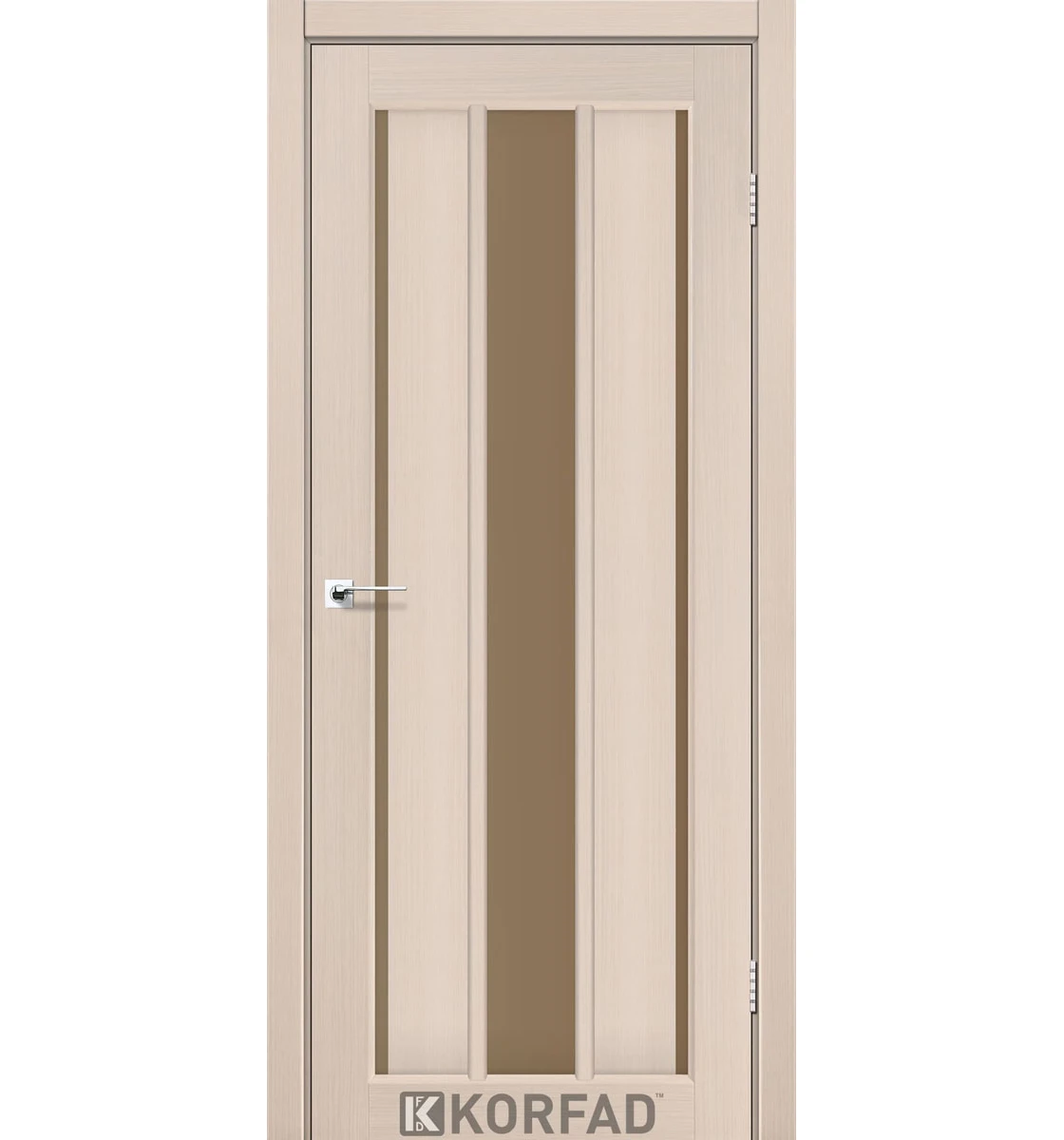 Межкомнатная дверь Korfad Venecia Deluxe VND - 04 (сатин бронза)