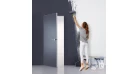 Двері міжкімнатні SecretDoors SD Light грунтовані з алюм. каркасом 40мм (ч) Фото №4
