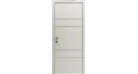 Межкомнатная дверь Rodos Modern Flat 04 (глухое+alum) Фото №2