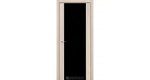 Межкомнатная дверь Korfad Sanremo SR-01 (черное стекло) Фото №4