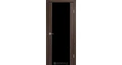 Межкомнатная дверь Korfad Sanremo SR-01 (черное стекло) Фото №3