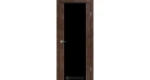 Межкомнатная дверь Korfad Sanremo SR-01 (черное стекло) Фото №1
