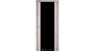 Межкомнатная дверь Korfad Sanremo SR-01 (черное стекло) Фото №2