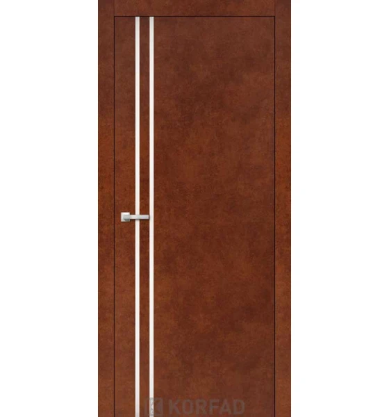 Межкомнатная дверь Korfad Aluminium Loft Plato ALP-01 (алюминий)