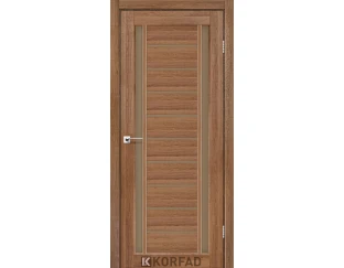 Межкомнатная дверь Korfad Valentino Deluxe VLD - 03 (стекло бронза) 
