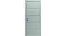 Міжкімнатні двері Rodos Modern Flat 03 (глухе + alum) Фото №12