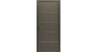 Міжкімнатні двері Rodos Modern Flat 03 (глухе + alum) Фото №4