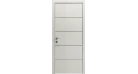 Міжкімнатні двері Rodos Modern Flat 03 (глухе + alum) Фото №6