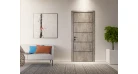 Міжкімнатні двері Rodos Modern Flat 03 (глухе + alum) Фото №1