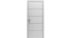 Міжкімнатні двері Rodos Modern Flat 03 (глухе + alum) Фото №3