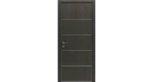 Міжкімнатні двері Rodos Modern Flat 03 (глухе + alum) Фото №5