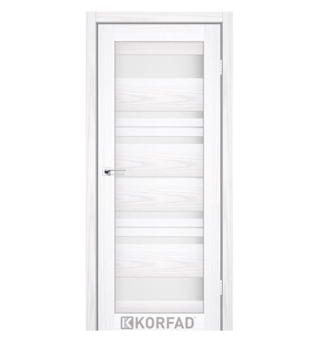Межкомнатная дверь Korfad Florence FL-04 (сатин белый)