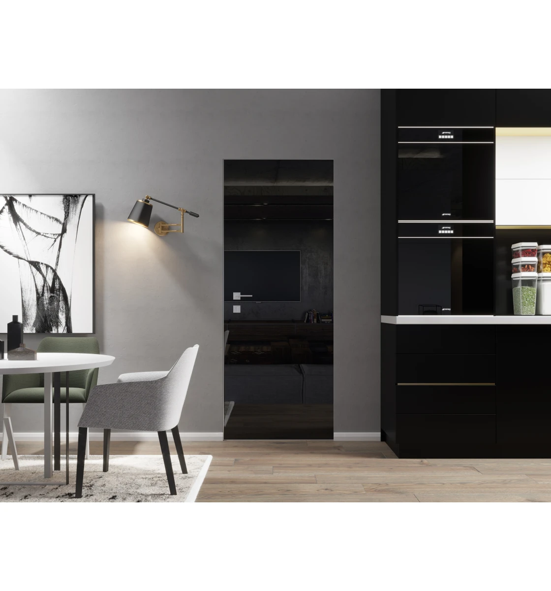 Міжкімнатні двері Rodos Loft Surf ALUM
