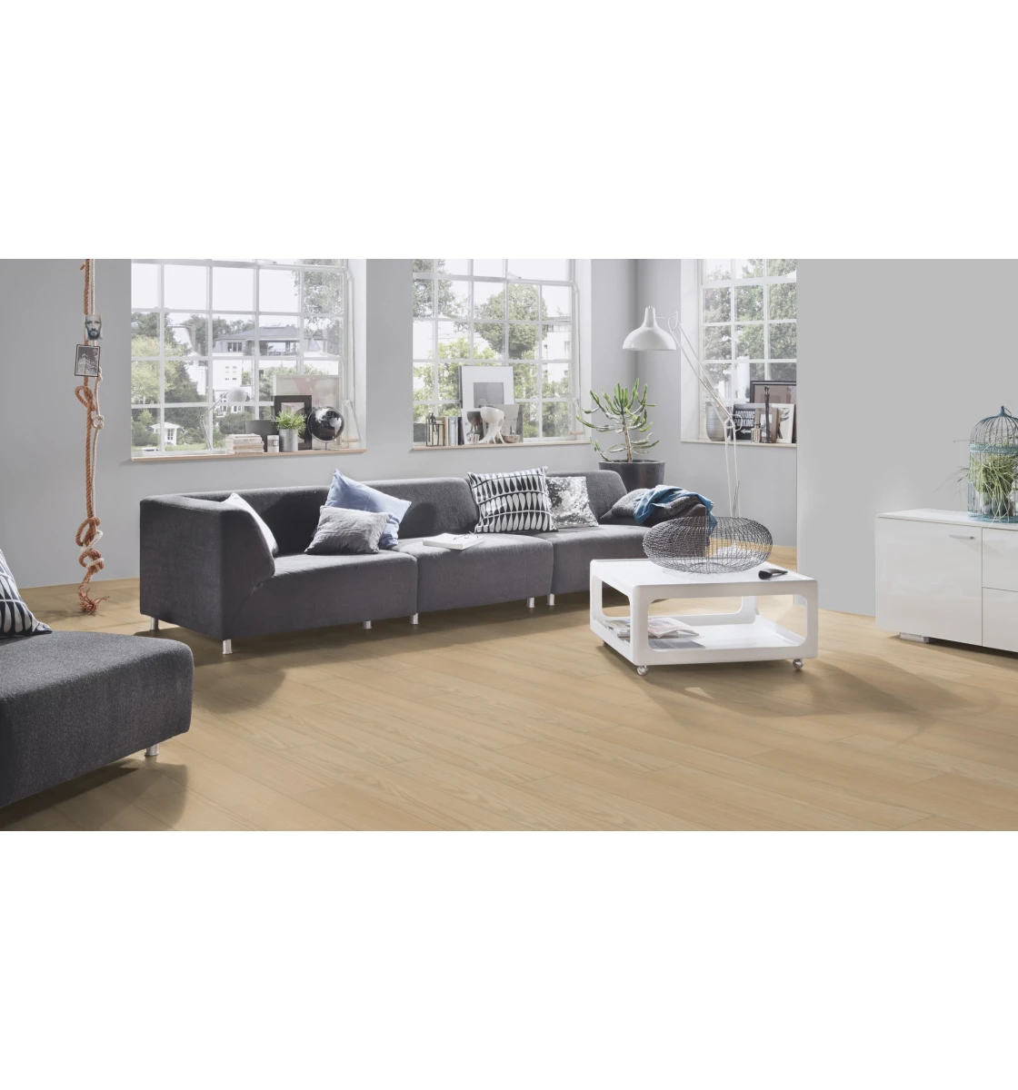 Ламинат Krono Original Super Natural Classic 8.0 Дуб Линен Шериден  (K641) 