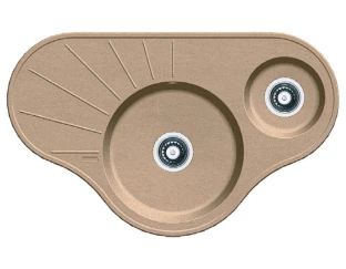 Кухонная мойка Fabiano Arc 94x58x15 Cream