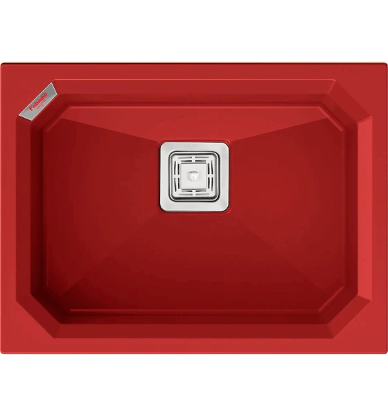 Кухонная мойка Fabiano Crystal 61x46 Rouge