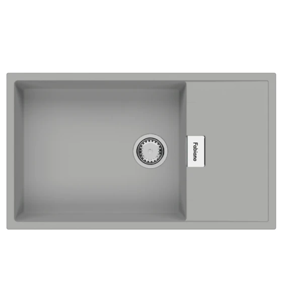 Кухонная мойка Fabiano Cubix 86x50 XL Grey Metallic