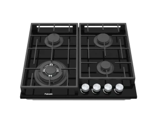 Газова варильна поверхня Fabiano FHG 8244 VGHT Black Glass