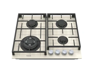 Газова варильна поверхня Fabiano FHG 8244 VGHT Cream Glass