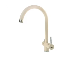 Смеситель кухонный Fabiano FKM 31.5 S/Steel Cream