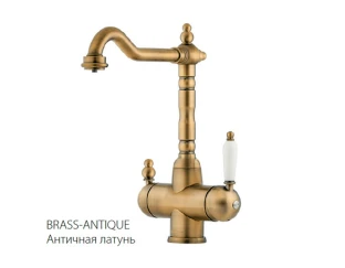 Змішувач кухонний Fabiano FKM 31.8 Brass-Antique