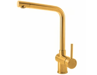 Смеситель кухонный Fabiano FKM 45 SS Nano Gold