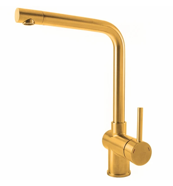 Смеситель кухонный Fabiano FKM 45 SS Nano Gold