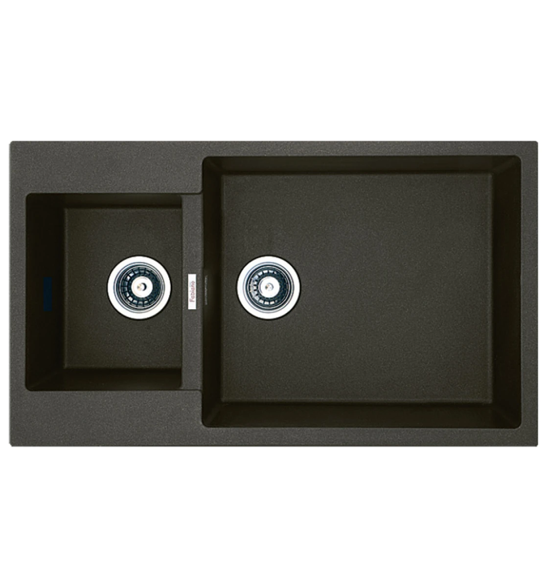 Кухонная мойка Fabiano Quadro 86x50x15 Espresso