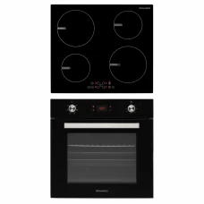 Комплект Духова шафа електрична GEO 62-1310 black + Варильна поверхня індукційна GIH 614